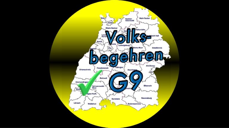 Read more about the article Unterschriften-Aktion für G9 in Baden-Württemberg