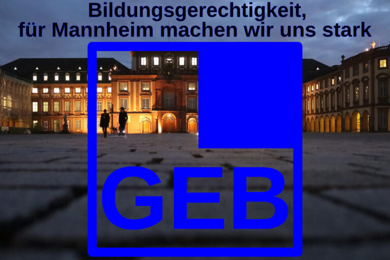 Read more about the article Vorankündigung Demo – Bildungsgerechtigkeit, für Mannheim machen wir uns stark – KW 39 / 40